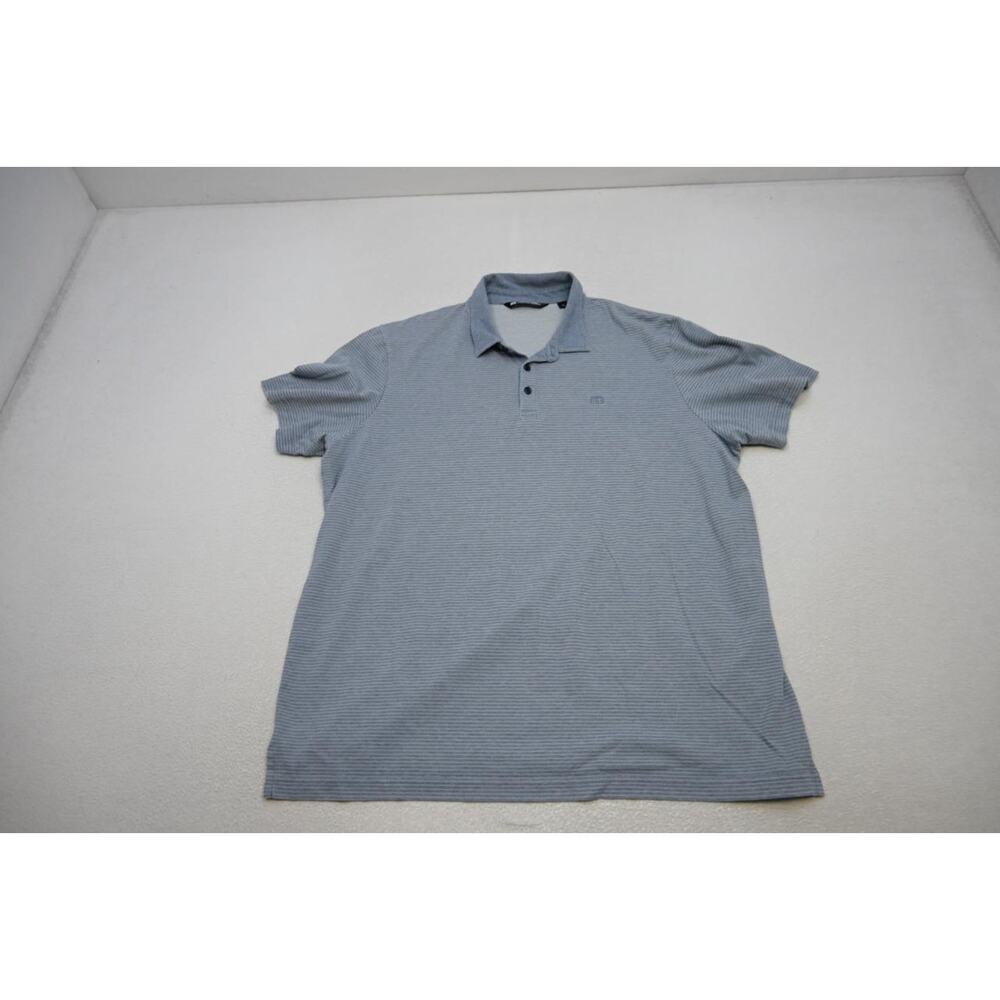 Travis Mathew Golf Polo Striped Pima Poly Stretch Golf Shirt Mens Size 2XL XXL - Picture 5 of 11